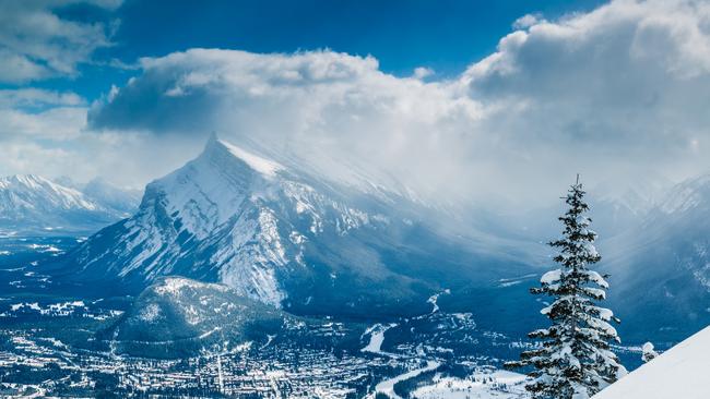 The view from at Mount Norquay.