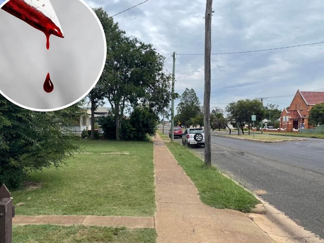 Connar Walter John Barry pleaded guilty to grievous bodily harm over the attack, which unfolded shortly after midnight at his 43-year-oldâ victimâs Kingaroy home on February 17, 2024.
