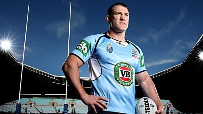 Paul Gallen played his last game for the Blues in 2016.