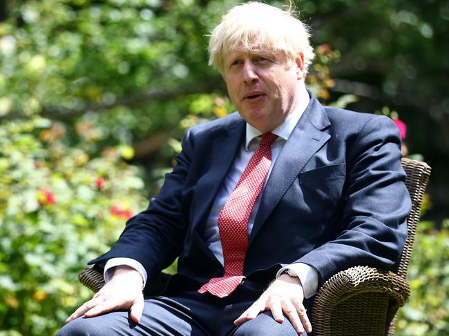 LONDON, ENGLAND - JULY 21: U.S. Secretary of State Mike Pompeo (not pictured) meets with Britain's Prime Minister Boris Johnson at Downing Street for talks on July 21, 2020 in London, England. (Photo by Hannah McKay - WPA Pool/Getty Images)