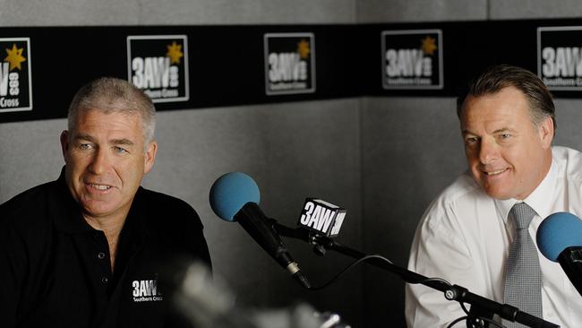 Dwayne Russell and Gerard Healy have been a team at 3AW for 15 years.