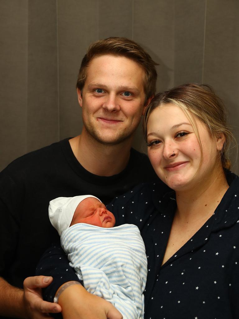 Bodhi John Trevorrow parents Jasmine Fergeus of Mt Duneed. Born April 7 2025 weighing 3160g. Picture: Alison Wynd