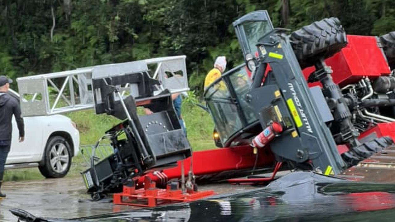 ‘Life-threatening’: Man gets trapped under heavy machinery