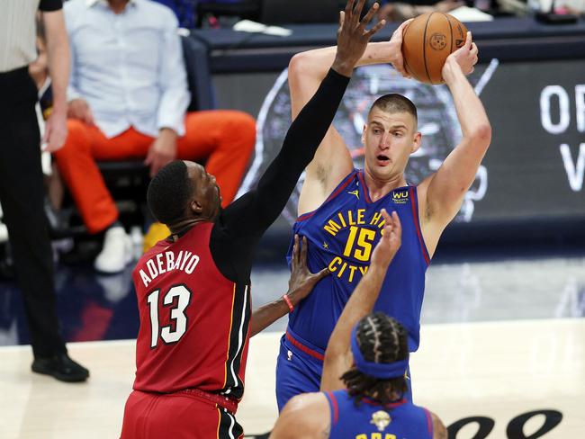 Nikola Jokic is on for the Denver Nuggets.Photo MATTHEW STOCKMAN / GETTY IMAGES NORTH AMERICA / Getty Images via AFP.