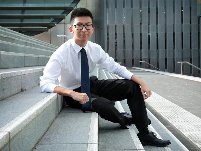 Bradfield Scholarship finalist Jerry Linhao Li believes it’s the perfect time for Sydney to be our nations capital. Picture: John Fotiadis