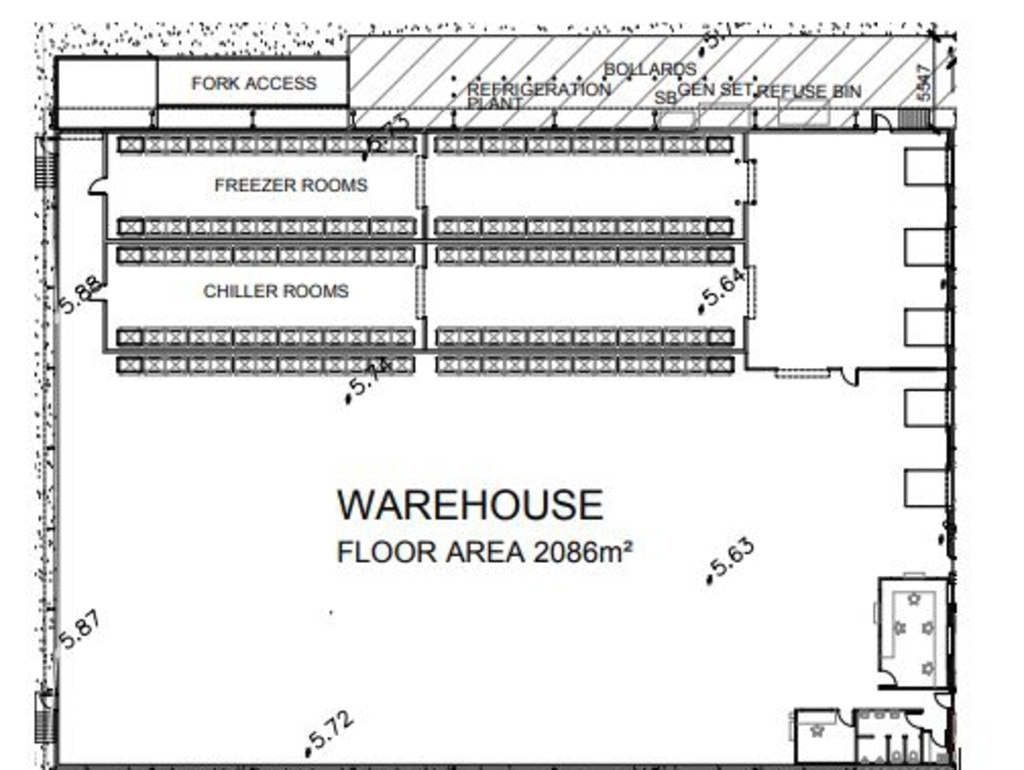 Blenners transport company has plans to develop chiller rooms at a Paget property. Pictures: PD Online