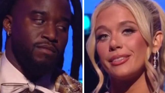 Shaboozey and Megan Moroney at the AMAs.