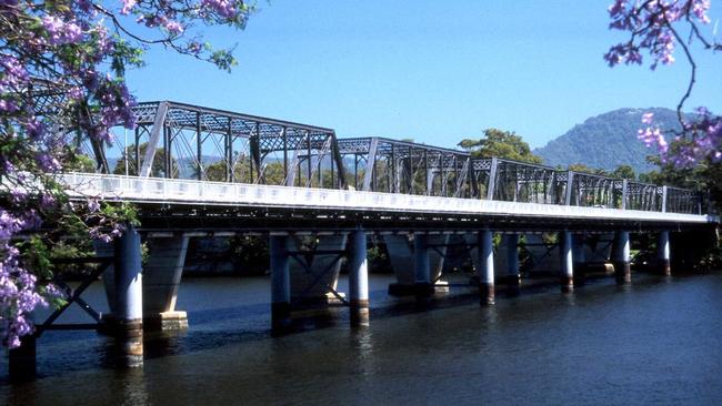 The old Nowra Bridge. Picture: Shoalhaven Council