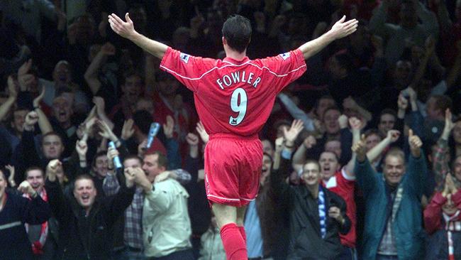 English striker Robbie Fowler scored 183 goals in two spells with his hometown team Liverpool.