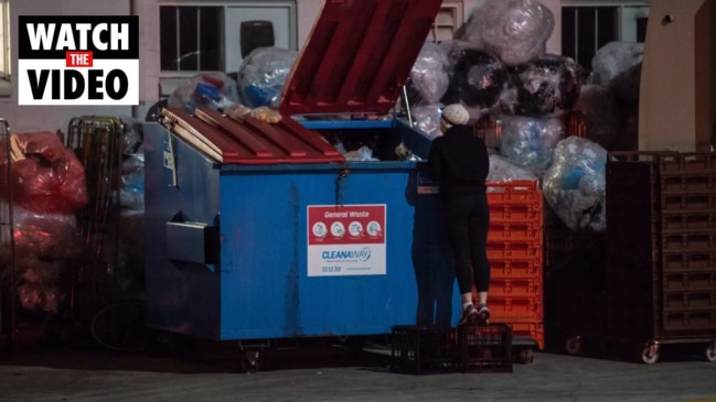 Why are people diving into dumpsters?