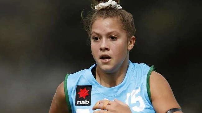 J’Noemi Anderson NAB AFLW Draft 2022. Picture: AFLW.