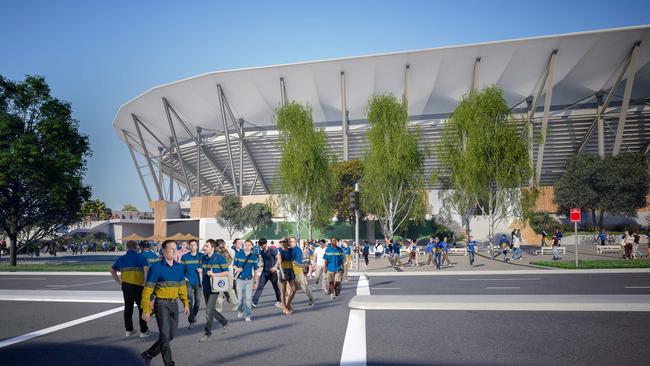 The stadium will be home to the Parramatta Eels and the Western Sydney Wanderers.