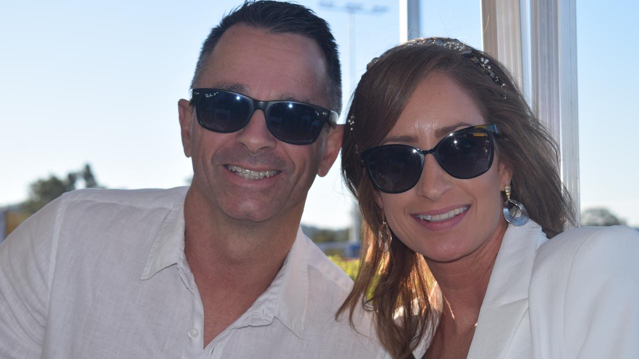 The Gympie Turf Club was packed full of happy punters as the region enjoyed its first ever TAB race meeting on Saturday, June 19, 2021: Steven and Renee.