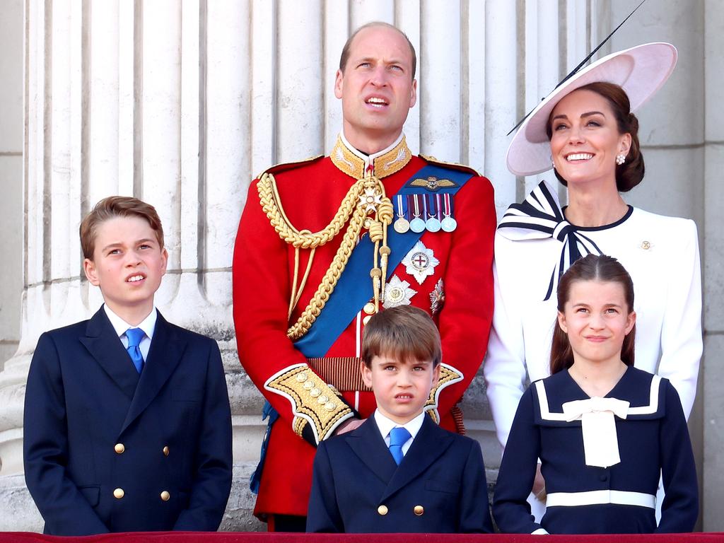 Kate’s first public appearance after announcing she had cancer was at the Trooping the Colour parade in June. Picture: Chris Jackson/Getty Images