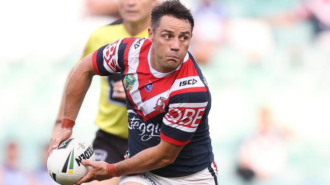 Cooper Cronk and the Roosters take on the Knights in Round 3. Picture: Brett Costello