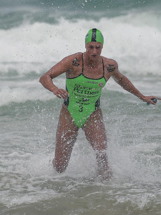 Olivia Corrin on Day 1 of the Shaw and Partners Iron Man /Woman Series at North Burliegh. Picture: Glenn Campbell