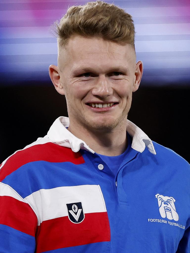 Adam Treloar was rewarded with his first All-Australian selection. Picture: Darrian Traynor/Getty Images