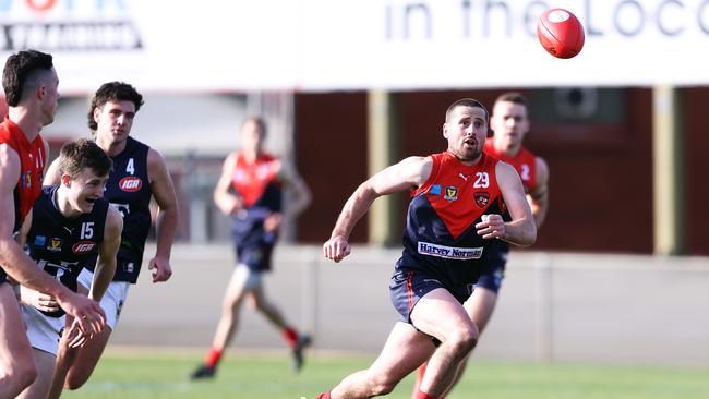 Round 5 TSL match between North Hobart v Launceston from North Hobart Oval. North Hobart's Troy Cunliffe. Picture: Zak Simmonds