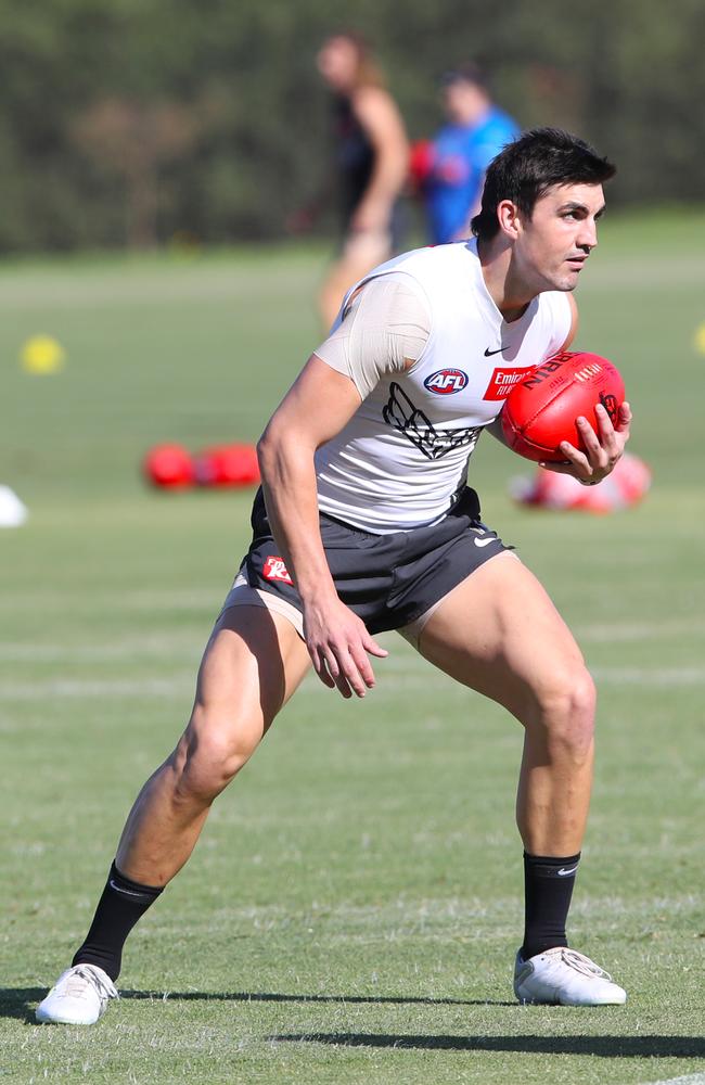 Brayden Maynard was active at training. Picture: David Crosling