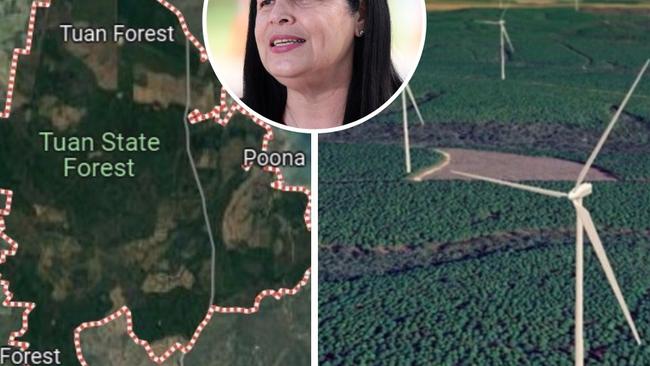 Labor State Development and Infrastructure Minister Grace Grace revealed the latest delays in a response to questions about theÂ stalled wind farm from LNP MP Tony Perrett.