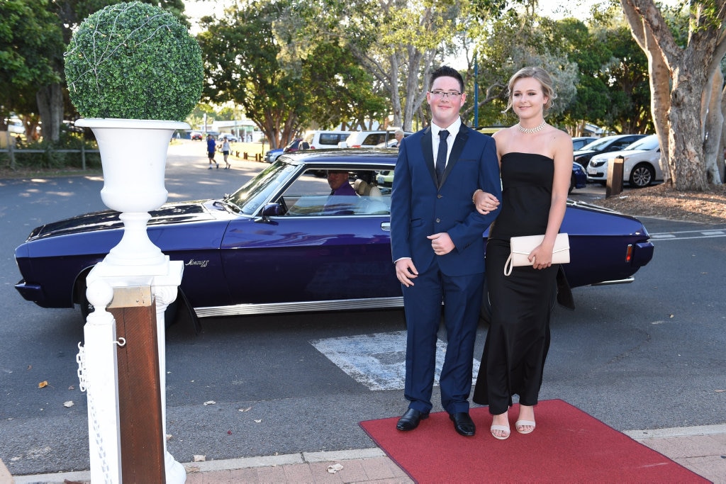 Hervey Bay High formal at the Waterfront - Jordie Scope and Riplie Keightley. Picture: Alistair Brightman