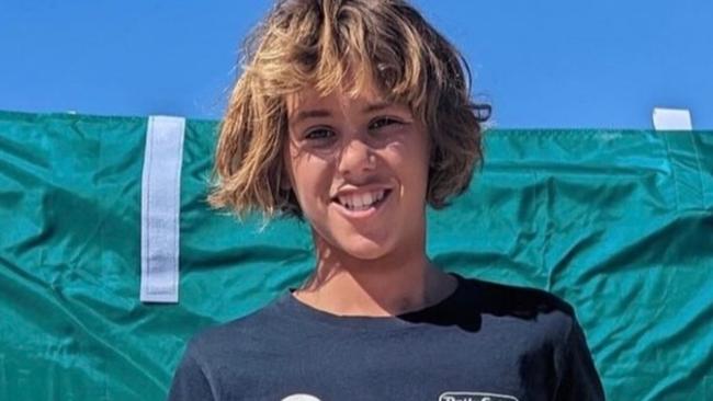Surfer Khai Cowley, 15, who was fatally attacked by a shark at Ethel Beach in South Australia's Dhilba Guuranda-Innes National Park, on the York Peninsula. Picture: Supplied