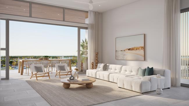 Prices start at $1.4m for apartments at the latest Pelican Waters development.