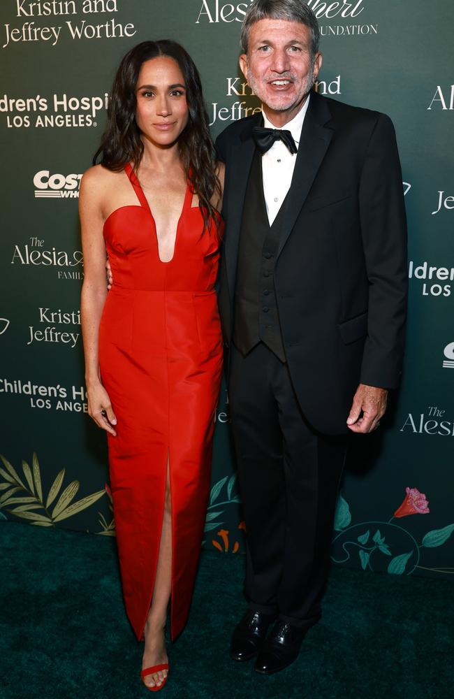 Meghan, Duchess of Sussex pictured during her solo outing to the Children's Hospital Los Angeles Gala 2024 in October. Picture: Matt Winkelmeyer/Getty Images for Children's Hospital Los Angeles