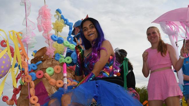 Ingham State High School. Photographs from the Maraka Festival Street Parade around the Ingham central business district on Saturday. In an ‘Under the Sea’-themed celebration of all things Hinchinbrook, school students, community organisations, emergency responders and contestants vying for the prized Queen and Princess titles paraded around Rotary Park in the centre of the town. Picture: Cameron Bates