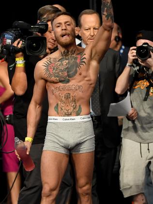 Conor McGregor erection UFC star excited at Floyd Mayweather