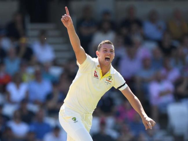 Josh Hazlewood took 5-30 as Australia ripped through the English batting order.