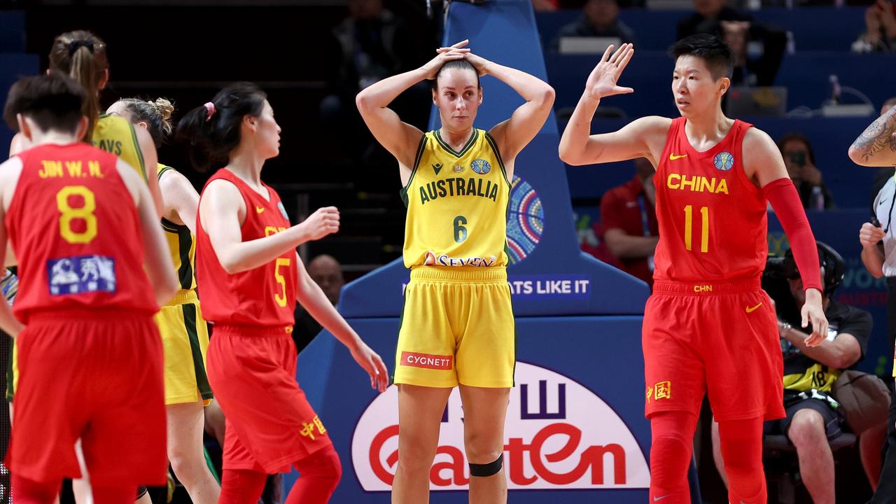 Heartbreak for the Opals. (Photo by Mark Metcalfe/Getty Images)
