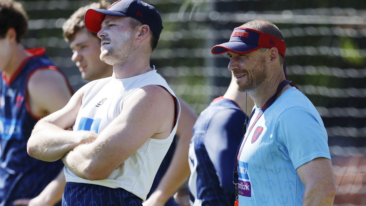 Simon Goodwin and the Dees have a big year ahead. Picture: Michael Klein