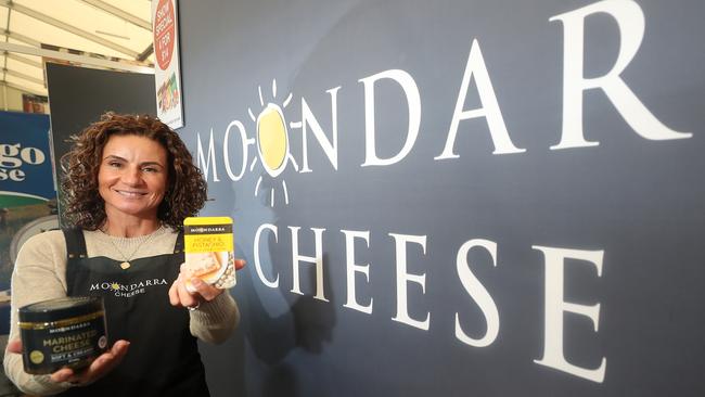 Melbourne Royal Show, Flemington, Becky Thyssen, #0419371273, co owner & director Moondarra Cheese,   Picture Yuri Kouzmin