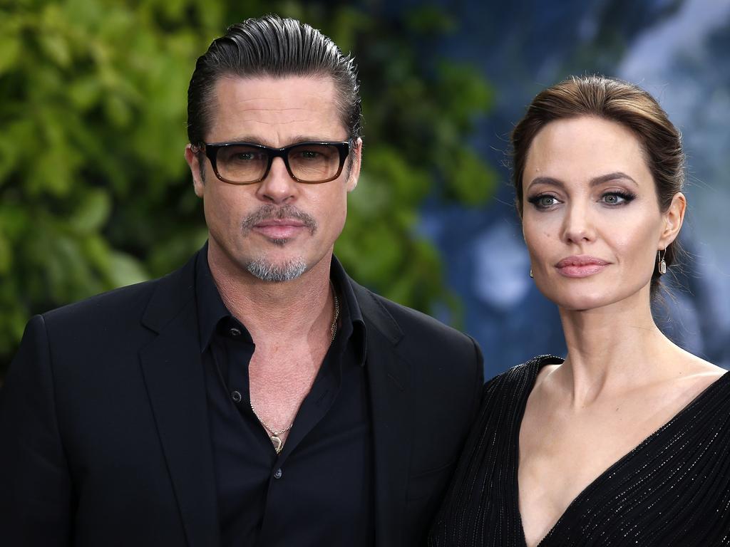 Brad Pitt and Angelina Jolie attending the premiere of Maleficent at Kensington Palace, London. Picture: PA Images via Getty Images