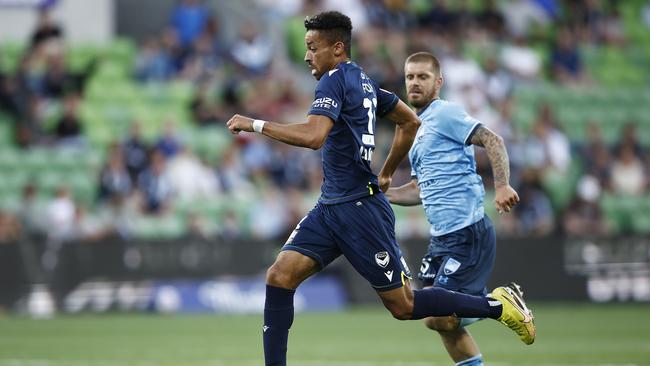 Ben Folami has extended his stay at Melbourne Victory. Picture: Daniel Pockett/Getty Images