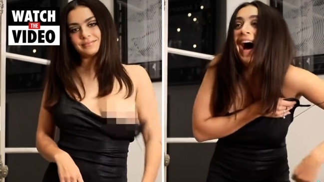 Charli XCX risks wardrobe fail as she flashes far too much side