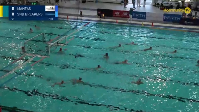 Replay: Australian Youth Water Polo Championships Week 1 - Mantas v SNB Breakers (14B Gold)