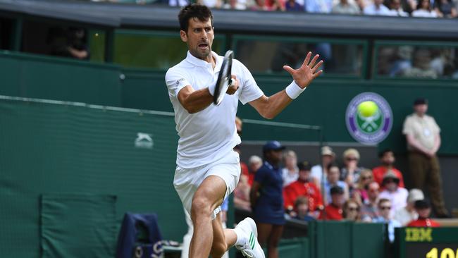 Novak Djokovic hasn’t played since Wimbledon. Picture: AFP