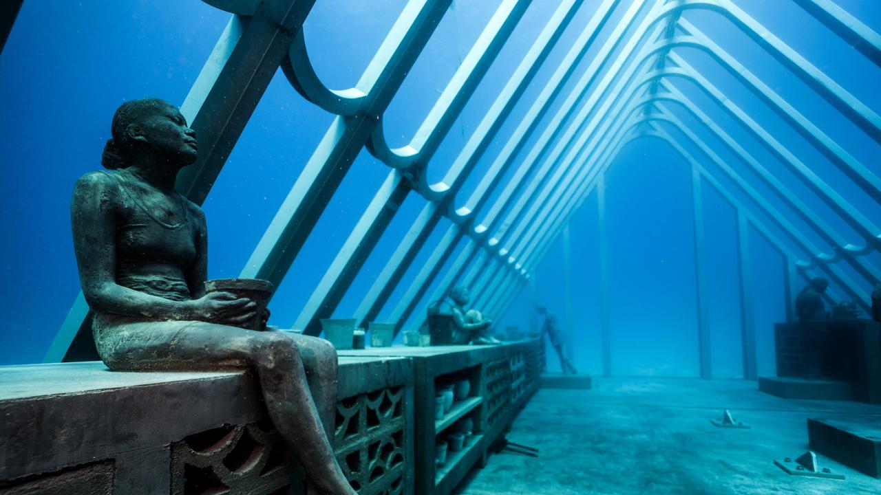 The Museum of Underwater Art in Townsville is the first of its kind in the southern hemisphere.