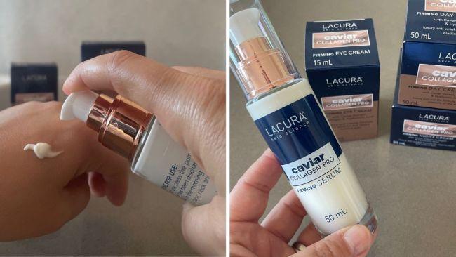 Everyone loves the LACURA® Caviar face serum. Images: Supplied