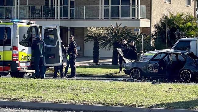 Two patients have been taken to Mackay Base Hospital after a single-vehicle rollover at Slade Point on Sunday July 10. Picture: Max O'Driscoll