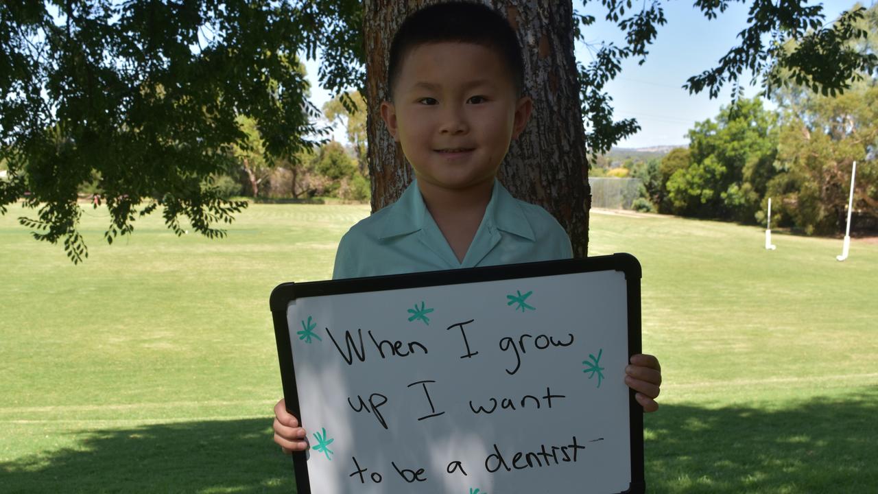 My First Year - Lutheran School Wagga Wagga students say what they would like to be when they grow up. Picture: Sam Turner