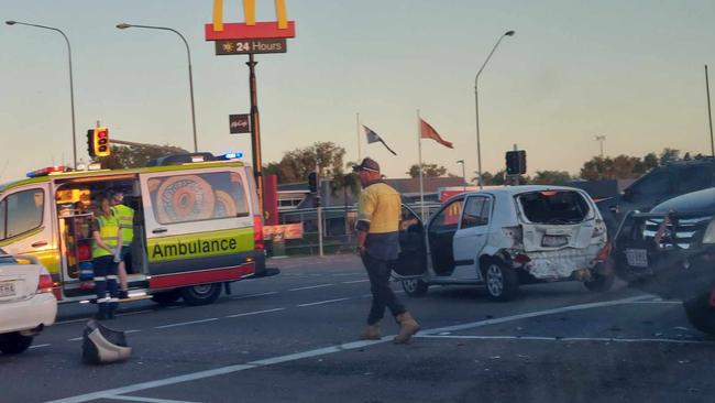 Crash on Woolcock Street, 5.43pm Friday August 30.