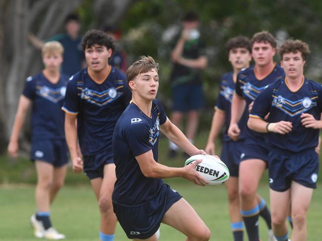 Round 4 of the Townsville Blackhawks Schoolboy Trophy. Ryan Catholic College against Southern Cross Catholic College at Ryan Catholic College. Picture: Evan Morgan