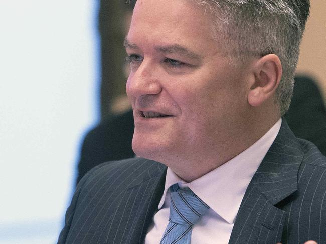 CANBERRA, AUSTRALIA-NCA NewsWire Photos: 21 OCTOBER 2020.Senator Mathias Cormann during Budget Estimates for Finance and Public Administration Legislation Committee in Parliament House, Canberra.Picture: NCA NewsWire / Gary Ramage