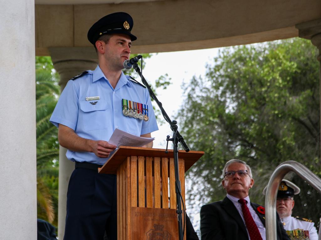 2021 Remembrance Day service in Kingaroy. Picture: Holly Cormack