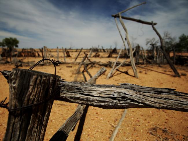 Nearly 90 per cent of Queensland is drought declared. Picture: Mark Calleja