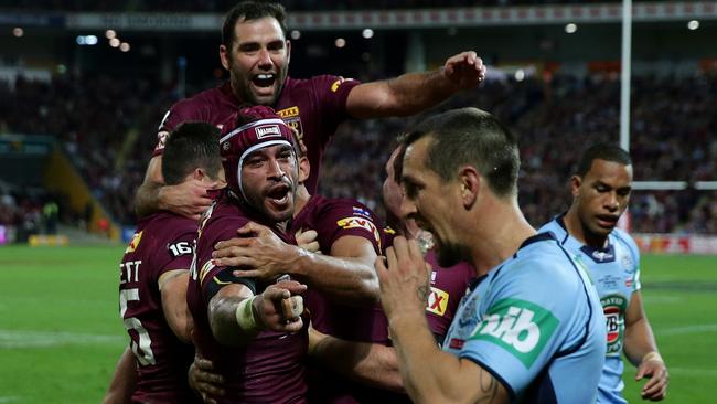 Nothing sums up Pearce and Origin like this. Image: Gregg Porteous