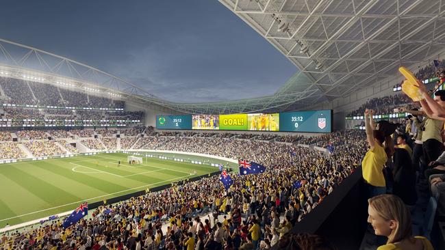 Stadium Australia’s new multimillion-dollar Great Southern Screen will be ready for the 2022 NRL season kick-off.